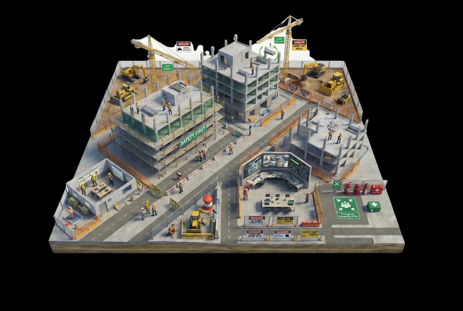 Protege trabajadores en construcción con