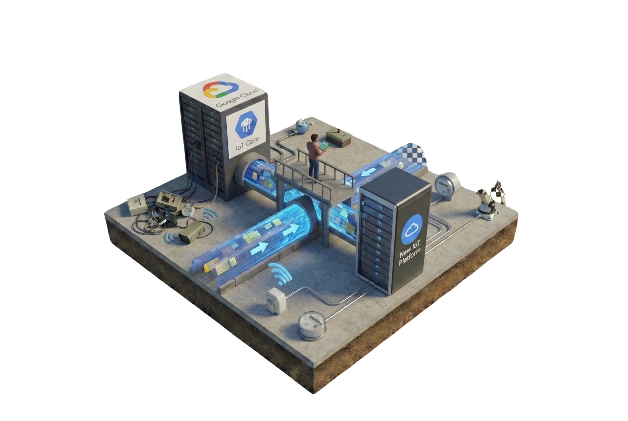 Migrieren Sie von Google IoT Core mit