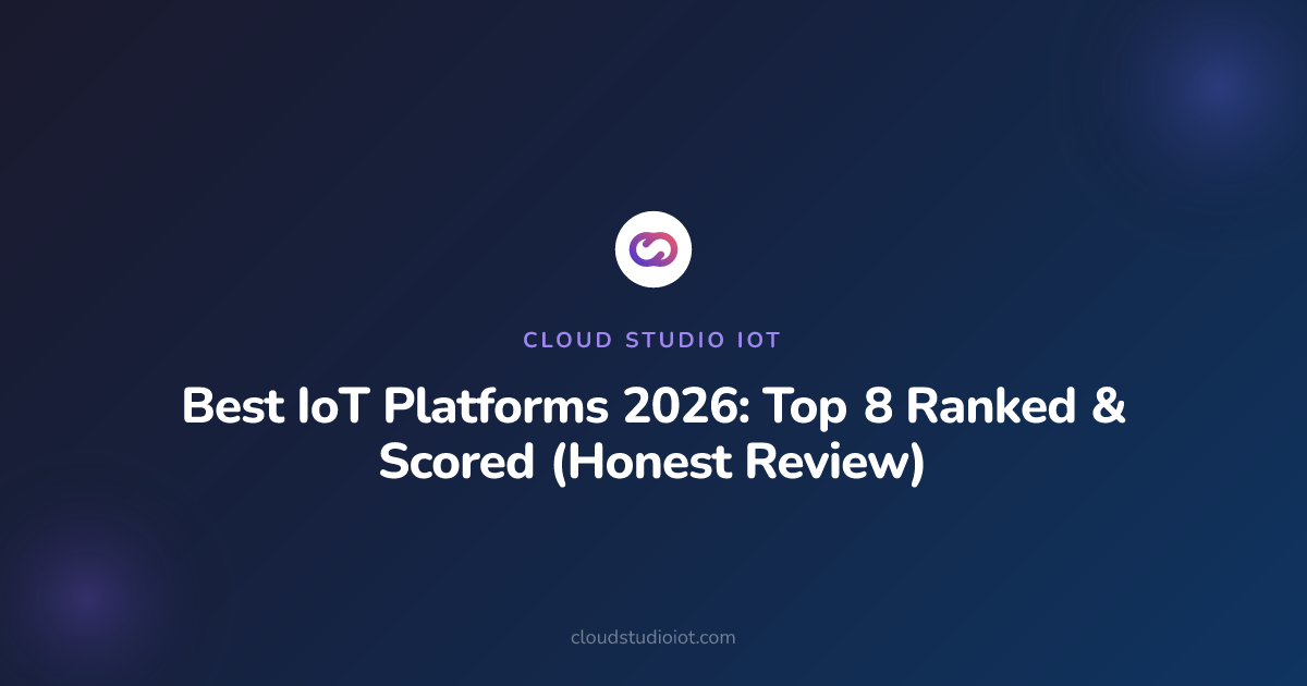 Best IoT Platforms 2026: Top 8 Ranked & Scored (Honest Review)
